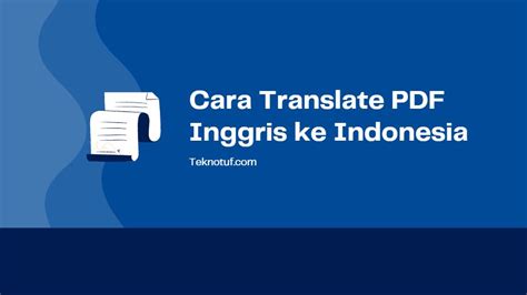 translate inggris indonesia pdf